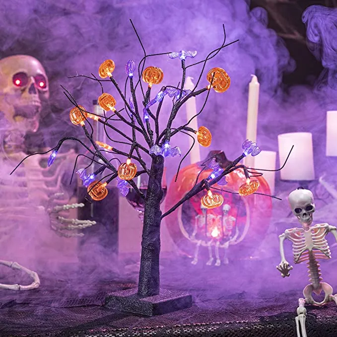 Joiedomi Spooky Tree Pumpkin Decoration 1.5ft - Halloween Decorations 6 Joiedomi Spooky Tree Pumpkin Decoration 1.5ft - Halloween Decorations - Image 6