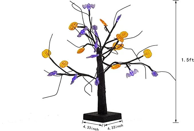 Joiedomi Spooky Tree Pumpkin Decoration 4ft - Halloween Decorations 4 Joiedomi Spooky Tree Pumpkin Decoration 4ft - Halloween Decorations - Image 4