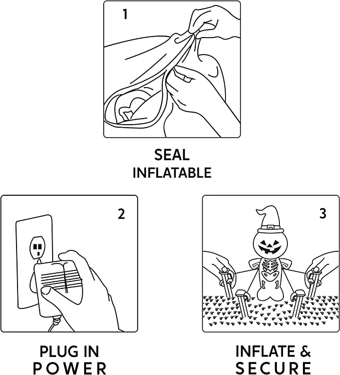 Joiedomi 10ft Tall Halloween Inflatable Throwing Up Ghost - Halloween Decorations 7 Joiedomi 10ft Tall Halloween Inflatable Throwing Up Ghost - Halloween Decorations - Image 7