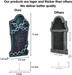 Joyin 5Pcs Halloween Foam Graveyard Tombstone 17in - Halloween Decorations -Halloween Decorations Sales 10 4a10abd2 a06e 4a31 80e5 245df5fb2115