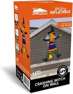 Joiedomi 4ft Halloween Crashing Witch onto Wall Inflatable - Halloween Decorations -Halloween Decorations Sales 10 6a93c75c d0a7 49ba 9597 556e159c6aa2