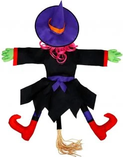 Joyin 2Pcs Halloween Crashing Witch (Red Purple) - Halloween Decorations -Halloween Decorations Sales 13090 5