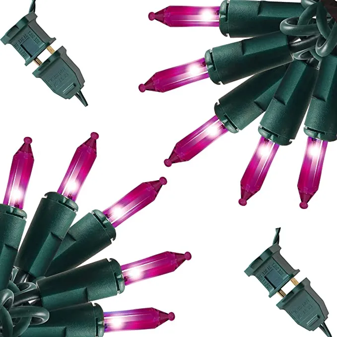 Joiedomi 2 Set of Waterproof String Lights - 150 Counts (Purple) 38.7ft - Halloween Decorations