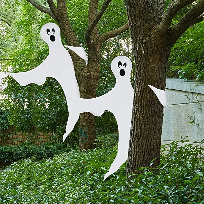 Joyin 2Pcs Tree Wrap Decoration Ghost 53in - Halloween Decorations