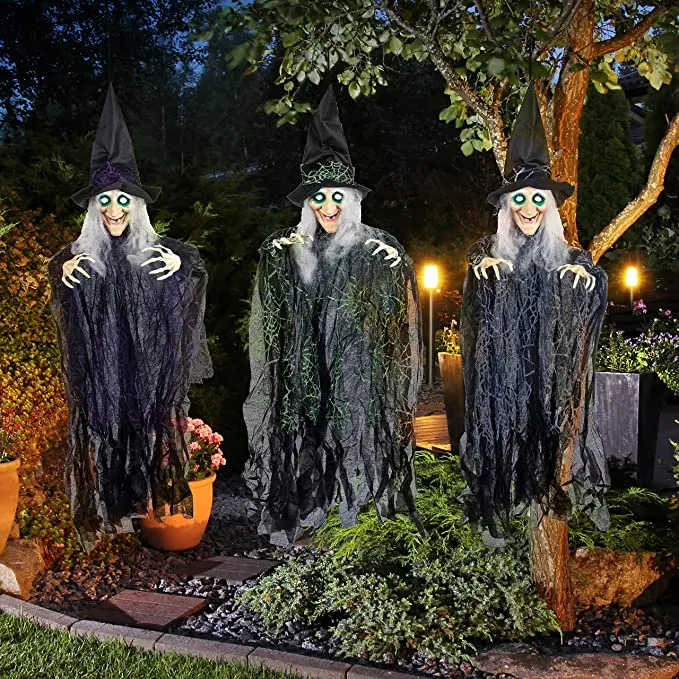 Joyin 3Pcs Halloween Hanging Witch Decorations - Halloween Decorations