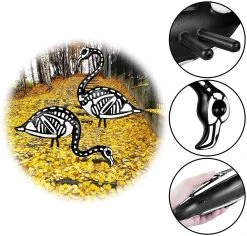 Joiedomi 2Pcs Skeleton Flamingo Yard Stake - Halloween Decorations -Halloween Decorations Sales 30768 5