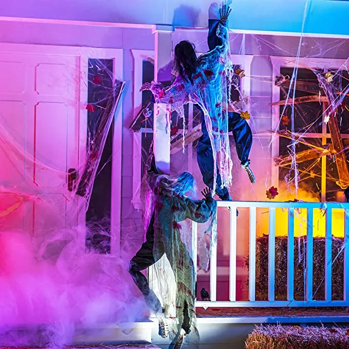 Joyin 2pcs Wall Climbing Zombie Halloween Decoration 35.4in - Halloween Decorations