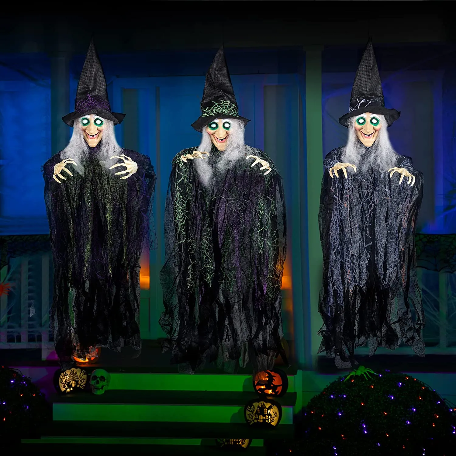 Joyin 3Pcs Halloween Hanging Witch Decorations - Halloween Decorations 6 Joyin 3Pcs Halloween Hanging Witch Decorations - Halloween Decorations - Image 6