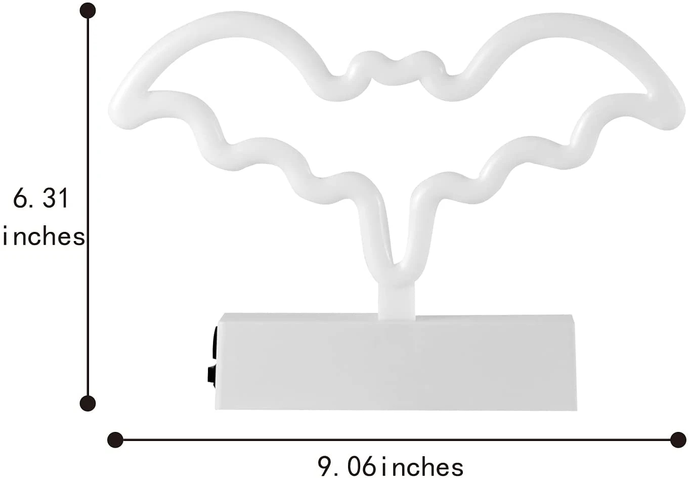 Joyin 2Pcs LED Ghost & Bat Neon Table Lamp Set - Halloween Decorations 6 Joyin 2Pcs LED Ghost & Bat Neon Table Lamp Set - Halloween Decorations - Image 6