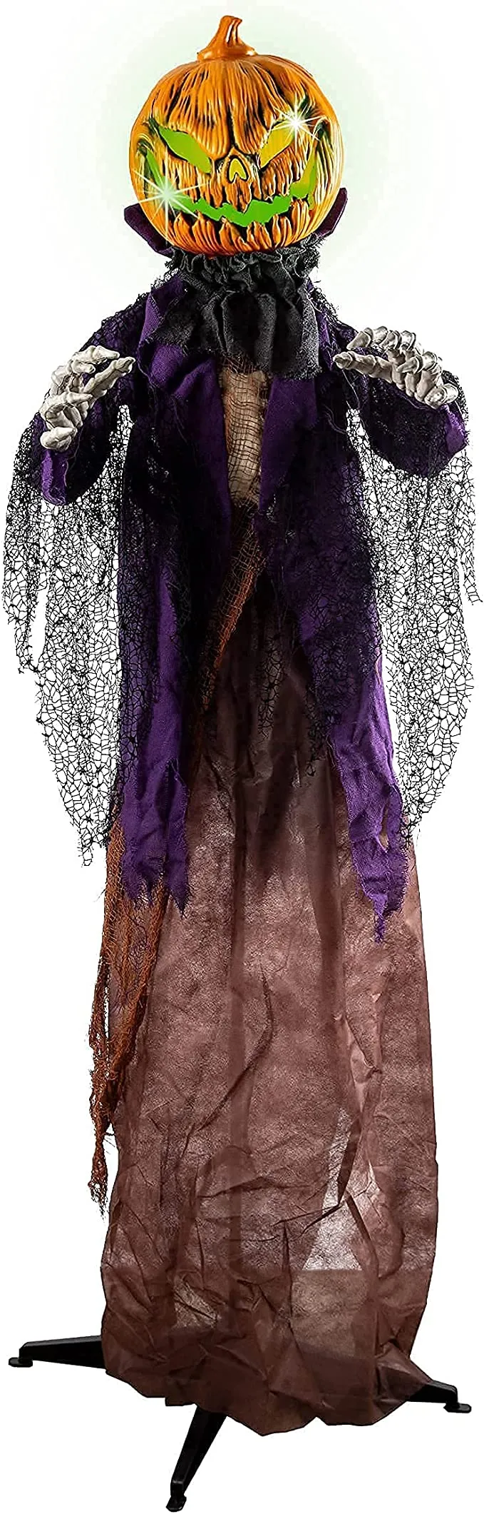 Joyin Halloween Animated Pumpkin Skeleton 70.8in - Halloween Decorations 4 Joyin Halloween Animated Pumpkin Skeleton 70.8in - Halloween Decorations - Image 4