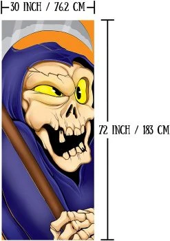 Joyin 3d Design Reaper Door Cover 30in x 72in - Halloween Decorations 6 Joyin 3d Design Reaper Door Cover 30in x 72in - Halloween Decorations -Halloween Decorations Sales 72 e7d666fb 2f6b 4bad 85c2 4e7d79773f91