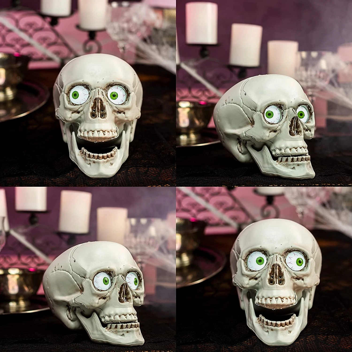 Joyin Skull Table Centerpiece Decoration - Halloween Decorations 2 Joyin Skull Table Centerpiece Decoration - Halloween Decorations - Image 2