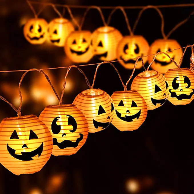 Joyin 9.9ft LED Jack O Lantern Pumpkin Lights - Halloween Decorations