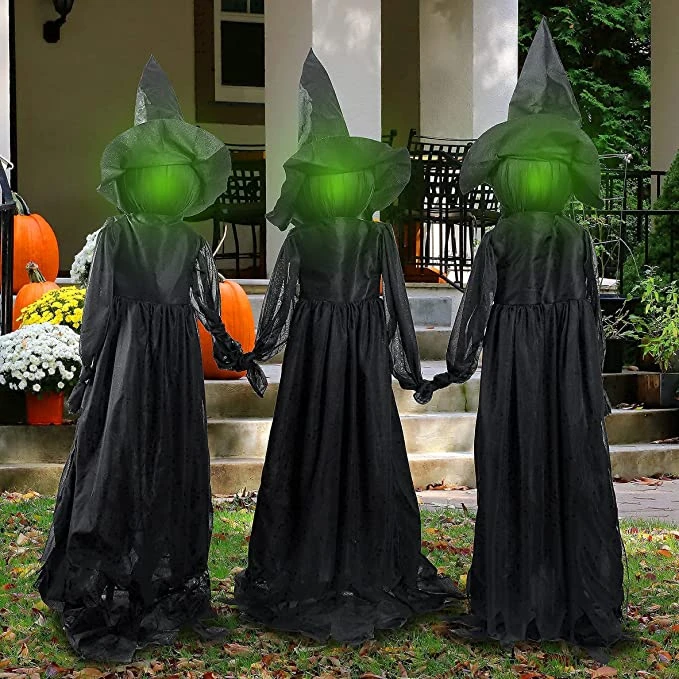 Joyin 3pcs Light Up Witch Yard Stake Decoration 48in - Halloween Decorations 6 Joyin 3pcs Light Up Witch Yard Stake Decoration 48in - Halloween Decorations - Image 6