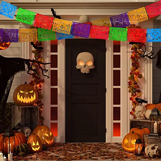 Joyin 16Pcs Day of the Dead Banner - Halloween Decorations