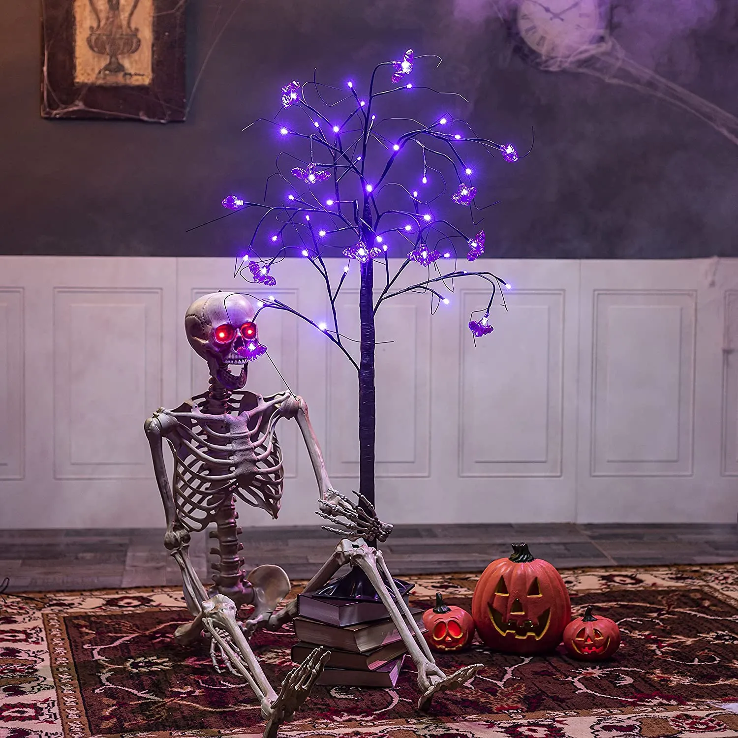 Joiedomi Glitter Spooky Tree 4ft - Halloween Decorations 6 Joiedomi Glitter Spooky Tree 4ft - Halloween Decorations - Image 6