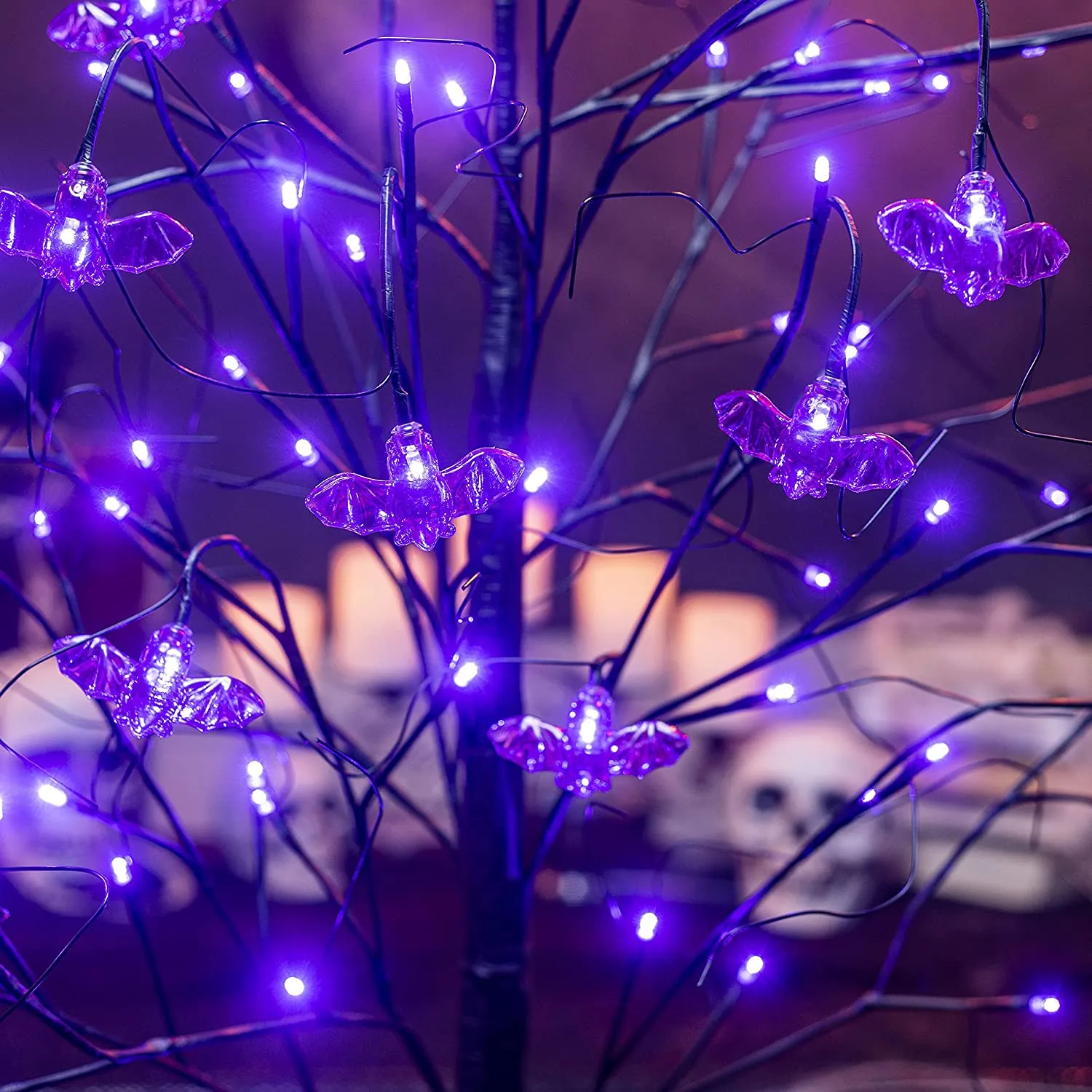 Joiedomi Glitter Spooky Tree 4ft - Halloween Decorations 3 Joiedomi Glitter Spooky Tree 4ft - Halloween Decorations - Image 3