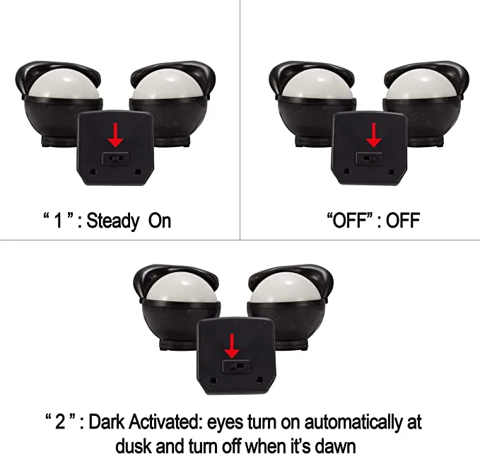 Joiedomi 3Pcs Halloween Flashing Peeping Eyes Lights Animated - Halloween Decorations 6 Joiedomi 3Pcs Halloween Flashing Peeping Eyes Lights Animated - Halloween Decorations - Image 6