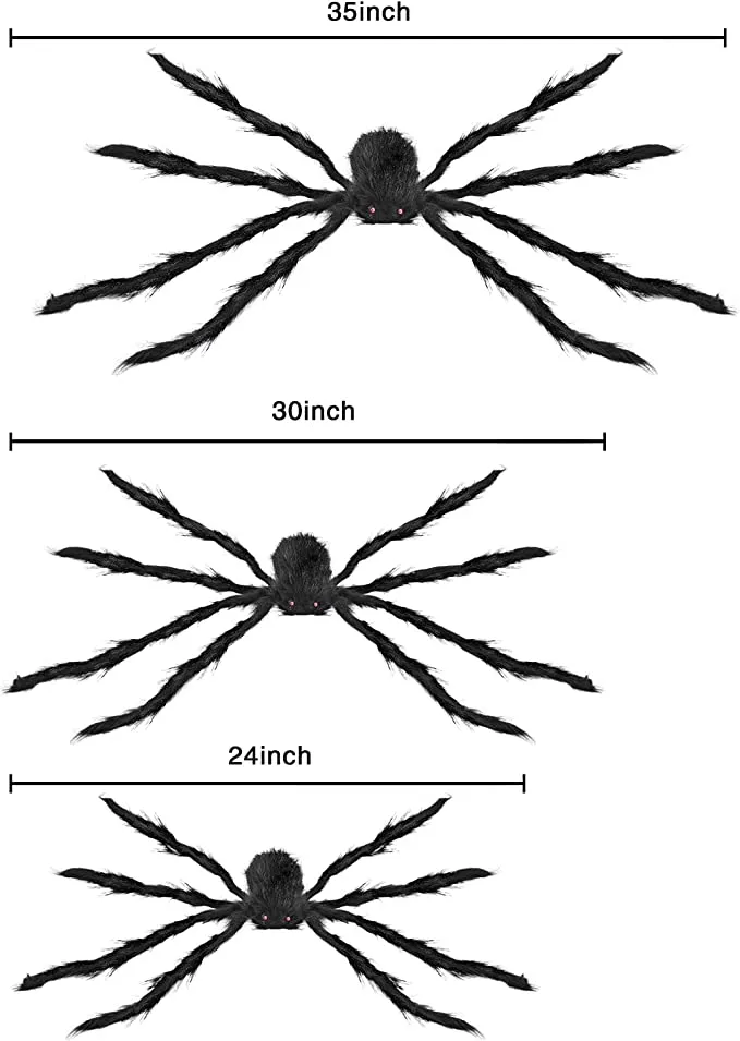Joyin 5pcs Realistic Hairy Halloween Spider Decoration - Halloween Decorations 6 Joyin 5pcs Realistic Hairy Halloween Spider Decoration - Halloween Decorations - Image 6