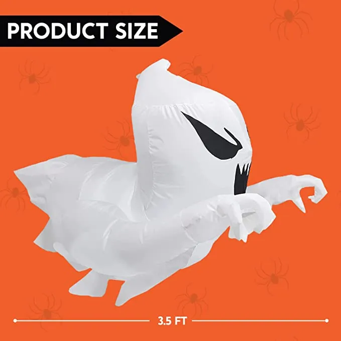 Joiedomi 3.5ft LED Scary Flying Ghost Inflatable Decoration - Halloween Decorations 5 Joiedomi 3.5ft LED Scary Flying Ghost Inflatable Decoration - Halloween Decorations - Image 5