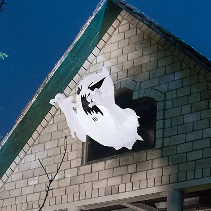 Joiedomi 3.5ft LED Scary Flying Ghost Inflatable Decoration - Halloween Decorations 4 Joiedomi 3.5ft LED Scary Flying Ghost Inflatable Decoration - Halloween Decorations - Image 4