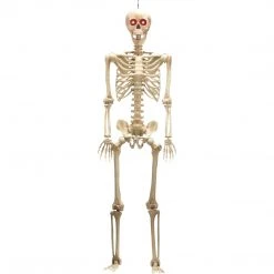 Halloween Decorations Sales -Halloween Decorations Sales Posable Life Size Skeleton with Red Light Eyes 60in 1