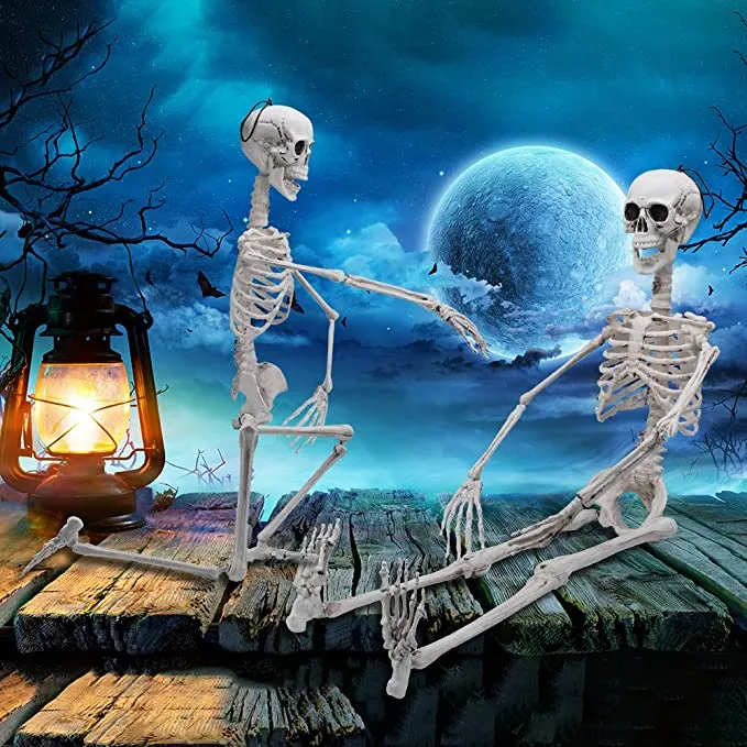 Joyin Posable Skeleton Halloween Decoration 36in - Halloween Decorations
