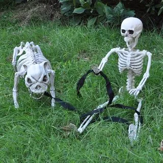 Joyin Halloween Posable Dog Skeleton Decoration 16in - Halloween Decorations 3 Joyin Halloween Posable Dog Skeleton Decoration 16in - Halloween Decorations - Image 3