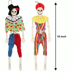 Joyin Skeleton with Costume（Clown) - Halloween Decorations -Halloween Decorations Sales Skeleton with Costume（Clown 7